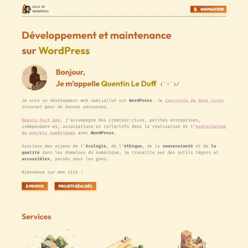 Holdmywordpress