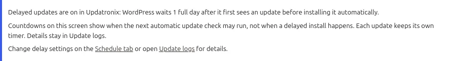 Updatronix notice en